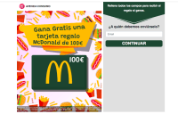 Logo Avenida Consumo: Tarjeta McDonalds - ES