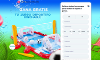 Logo Avenida Consumo: Un juego deportivo hinchable - ES