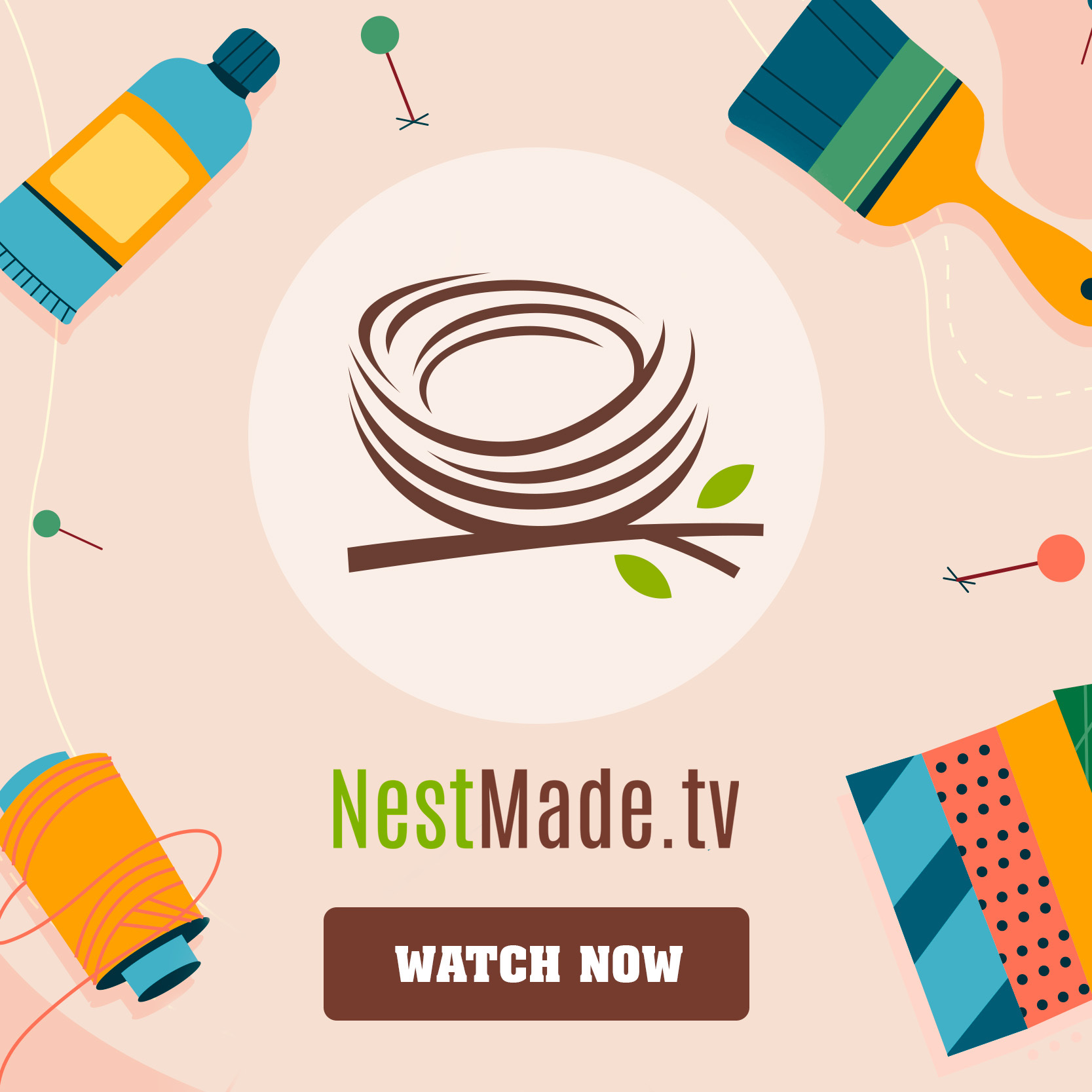 Logo NestMadeTV (All Geos/Desktop/Mobile Web)