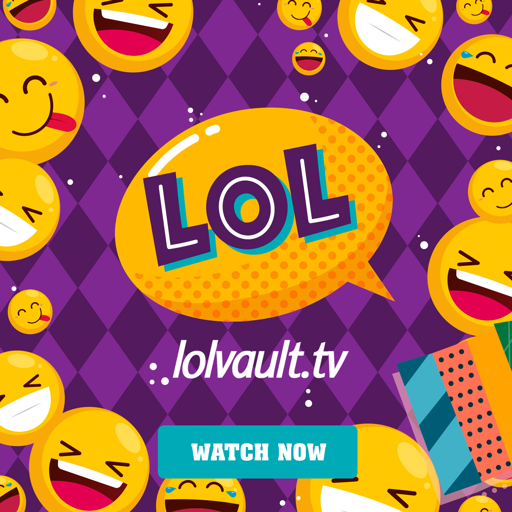 Logo LolVaultTV (All Geos/Desktop/Mobile Web)