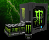 Logo Monster Energy Drink 250 Cans & Mini Fridge - DE