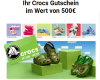 Logo Crocs Voucher 500€ - DE